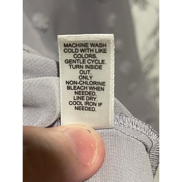 Cato Women's Light Purple Textured Blouse Size 22/24W - Picture 8 of 8